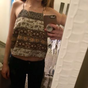 honey punch cropped tank